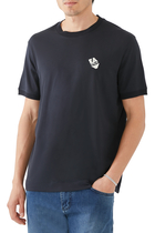Ribbed Logo T-Shirt